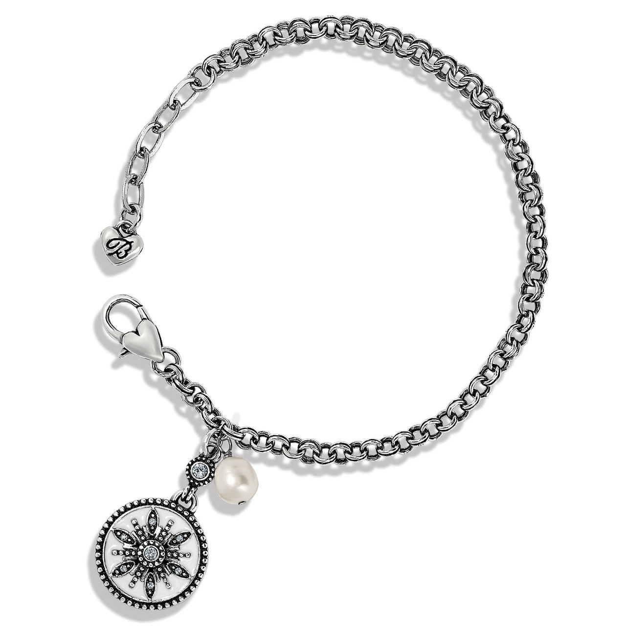 Brighton Neve Bracelet (JF0021) SLV/WHT