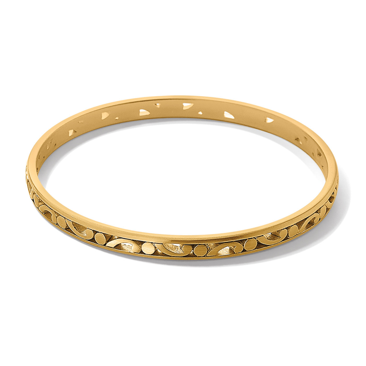 Brighton Contempo Gold Slim Bangle Bracelet (JF0113) GLD