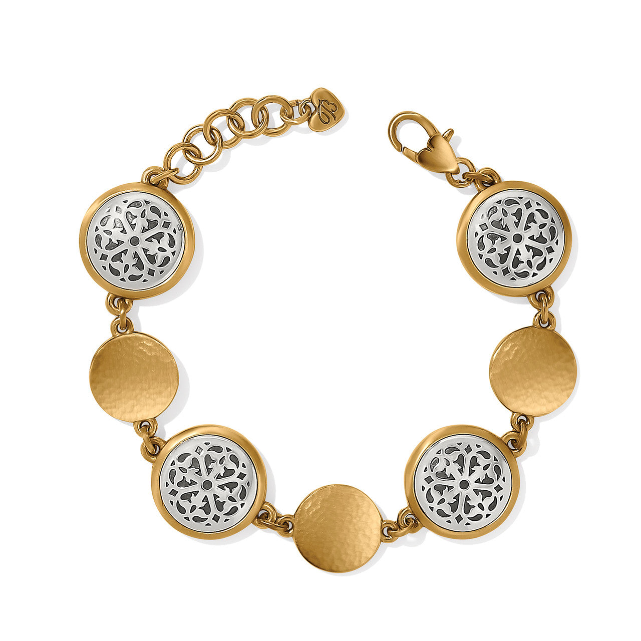 Brighton Ferrara Two Tone Luce Link Bracelet (JF0117)