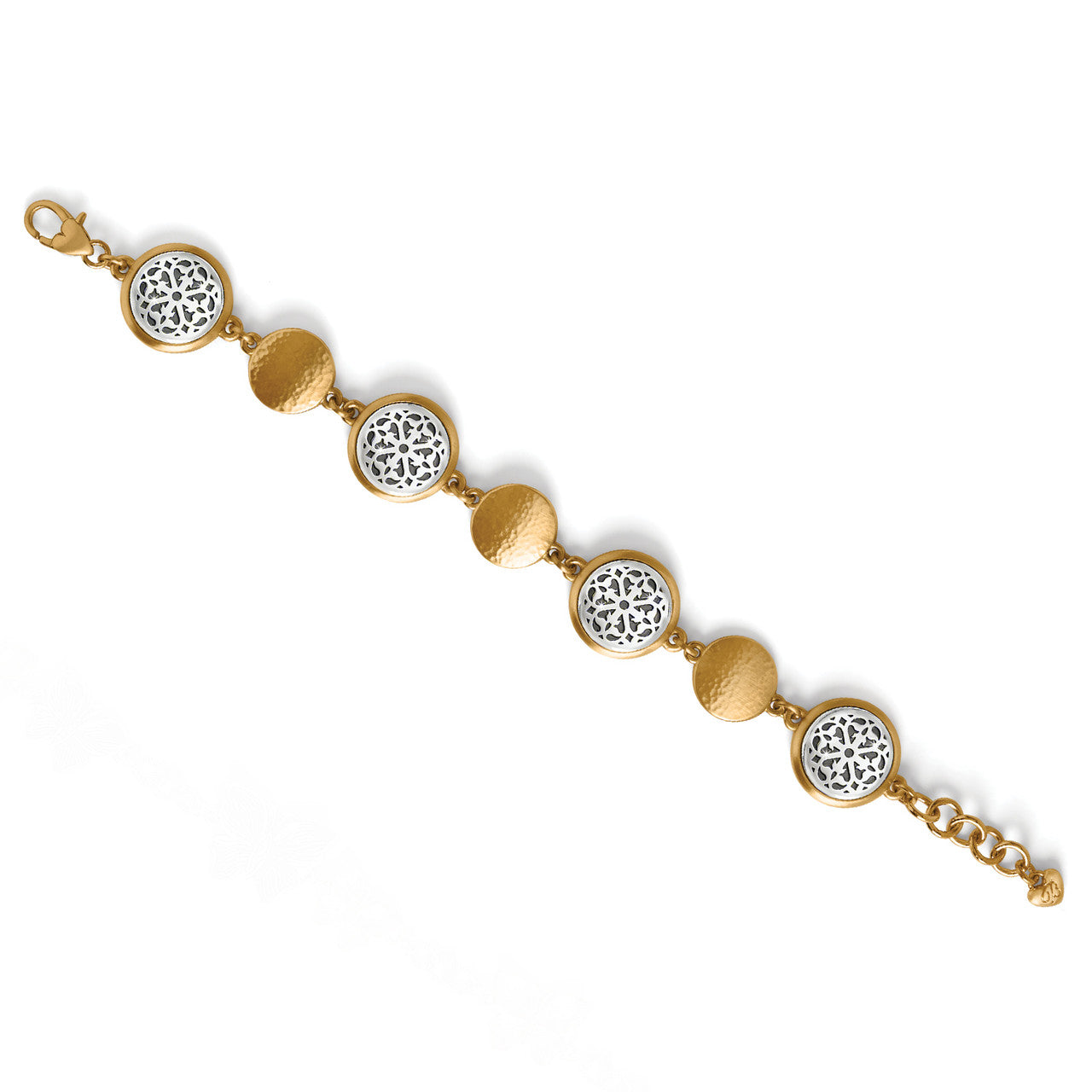 Brighton Ferrara Two Tone Luce Link Bracelet (JF0117)
