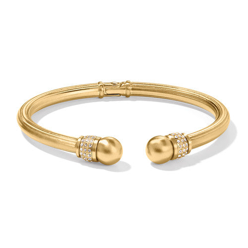 Brighton Meridian Gold Open Hinged Bangle (JF0123)