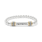 Brighton Meridian Faithful Two-Tone Stretch Bracelet