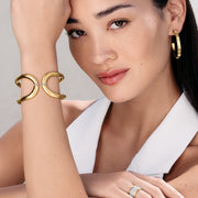Brighton Meridian Geo Hinged Bangle (JF0192)