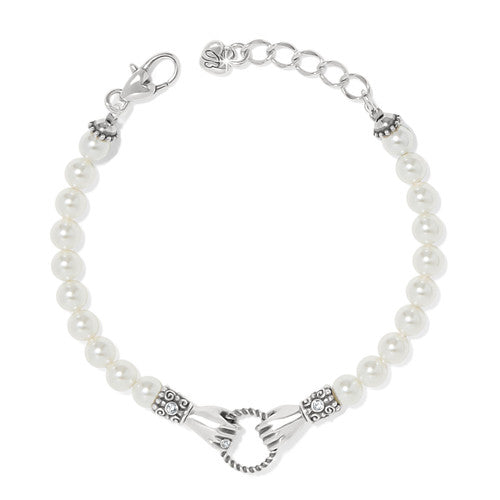 Brighton Loving Hands Pearl  Bracelet