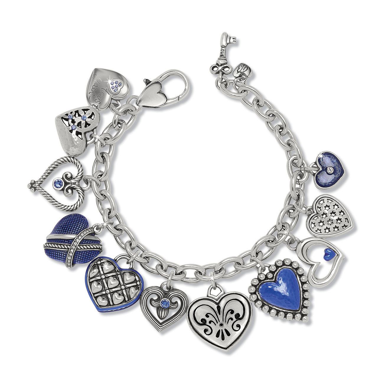 Brighton One Heart Charm Bracelet