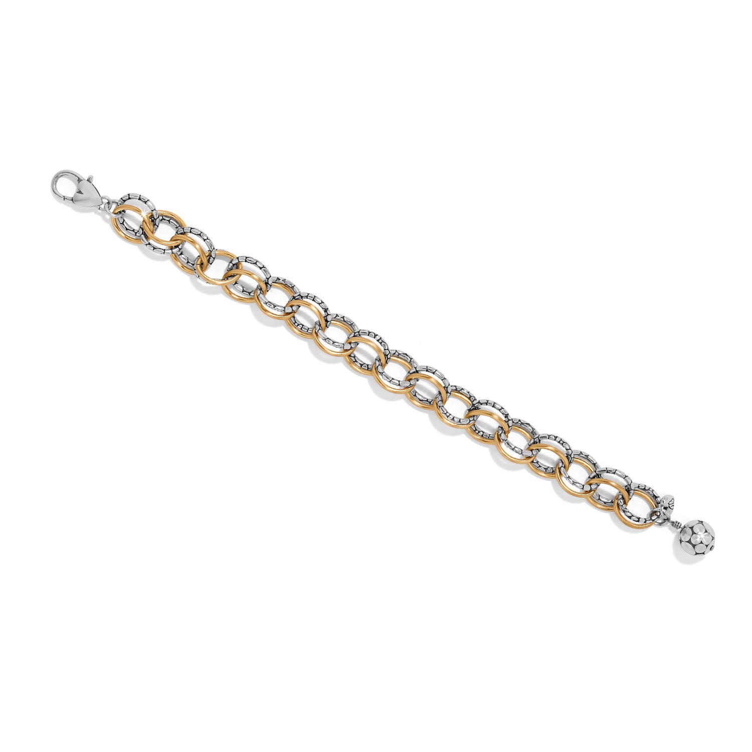 Brighton Pebble Two-Tone Link Bracelet
