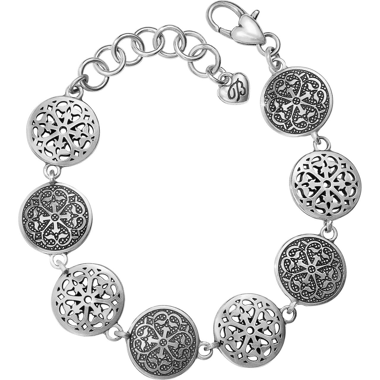 Brighton Ferrara Medallion Link Bracelet (SLV)