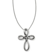 Brighton Interlok Petite Cross Necklace (JL8490)