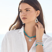 Brighton Mosaic Turquoise Teardrop Necklace