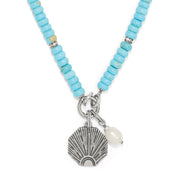 Brighton Token Charm Turquoise Necklace