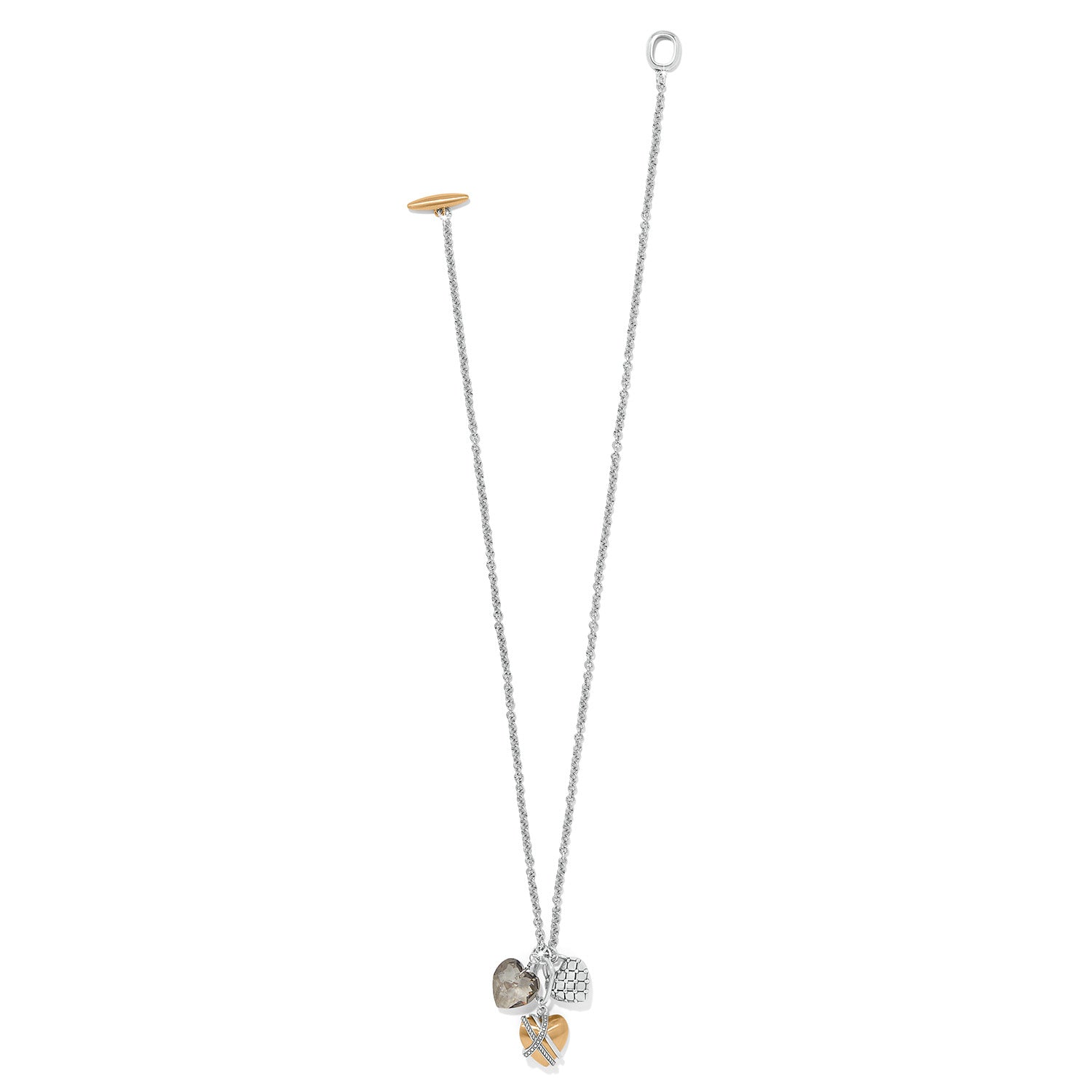 Brighton One Heart Two-Tone Toggle Necklace