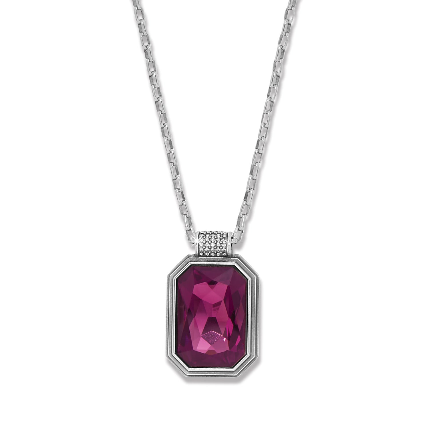 Brighton Aurora 67 Silver-Amethyst Necklace