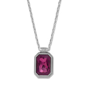 Brighton Aurora 67 Silver-Amethyst Necklace