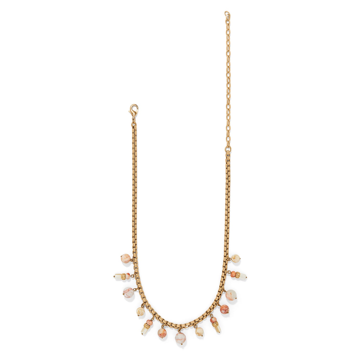 Brighton Contempo Nuevo Rosada Bead Necklace (GLD/STN)