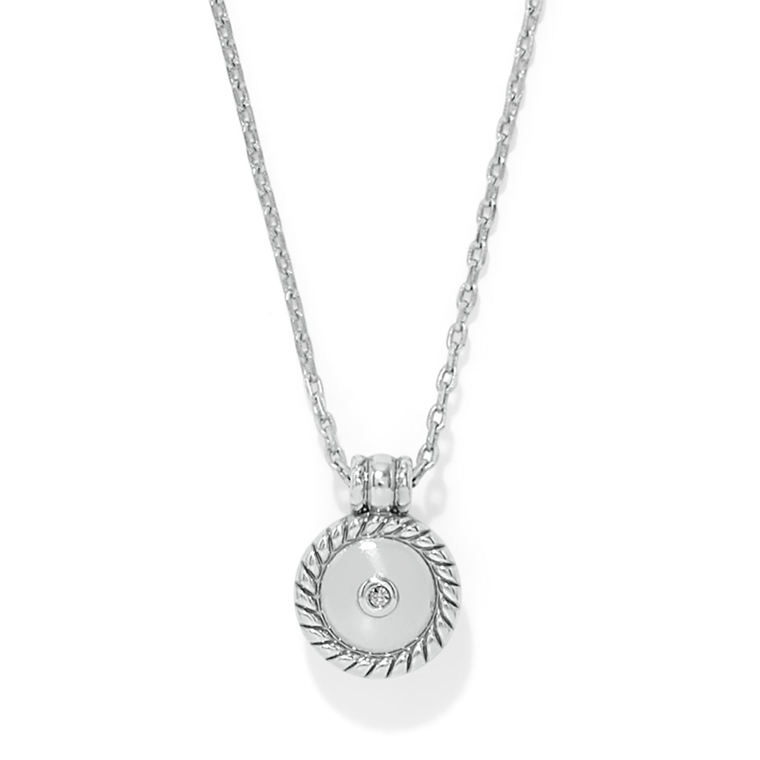 Brighton Illumina Celeste Dome Necklace (SLV)