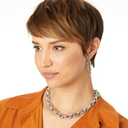 Brighton Pebble Link Necklace (SLV)
