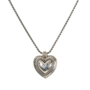 Brighton Big Sky Heart Necklace (JM2440)(Silver)