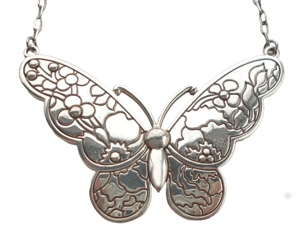 Brighton Blossom Hill Butterfly Shell Necklace (JA6533)