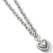 Brighton Pretty Tough Bold Heart Necklace (JM6670)