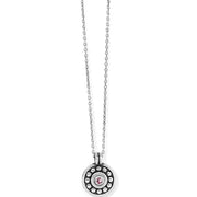 Brighton Pebble Dot Medali Petite Light Rose Necklace (JM671F)