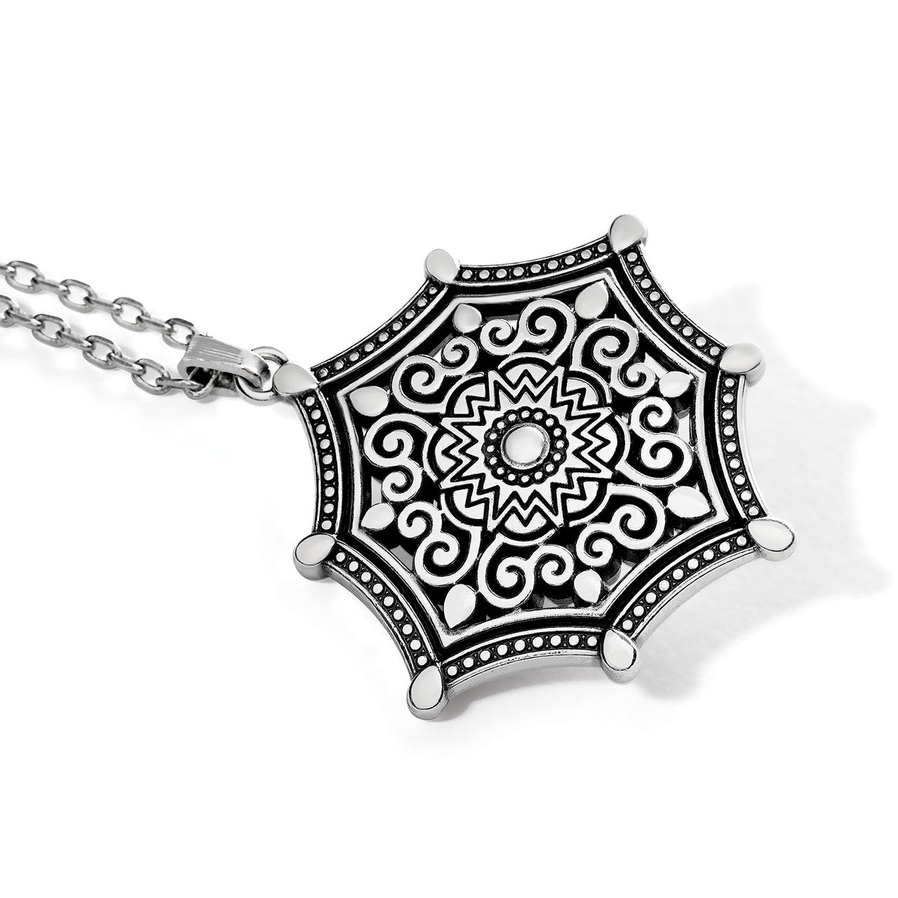 Brighton Dynasty Stella Necklace (JM7274) SLV/GLD/PNK