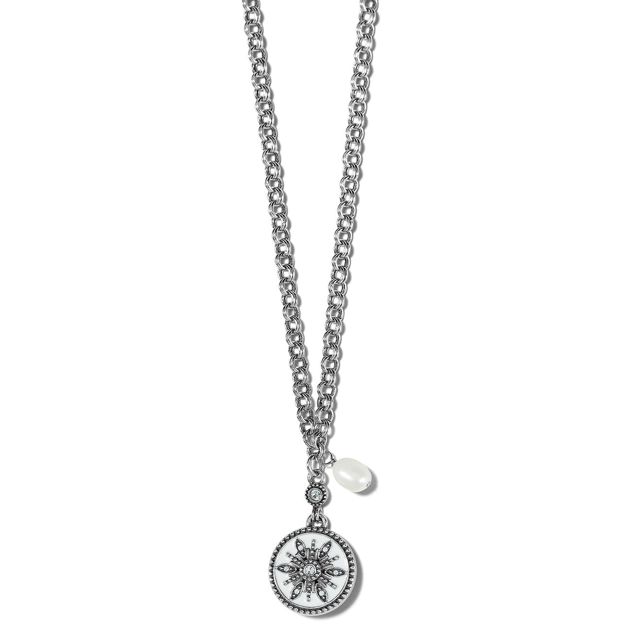 Brighton Neve Necklace (JM7307) SLV/WHT