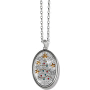 Brighton Wonderful Christmastime Shaker Necklace (JM7317) SLV