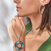 Brighton Bellissima Gems Large Necklace (SLV/MULTI)