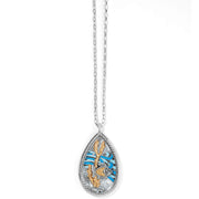 Brighton Sea Current Shaker Necklace (JM7359) SLV/GLD