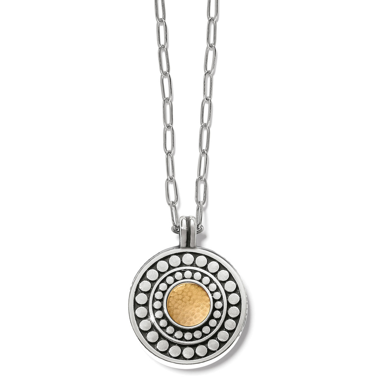 Brighton Pebble Dot Pearl Reversible Necklace (JM7424) SLV