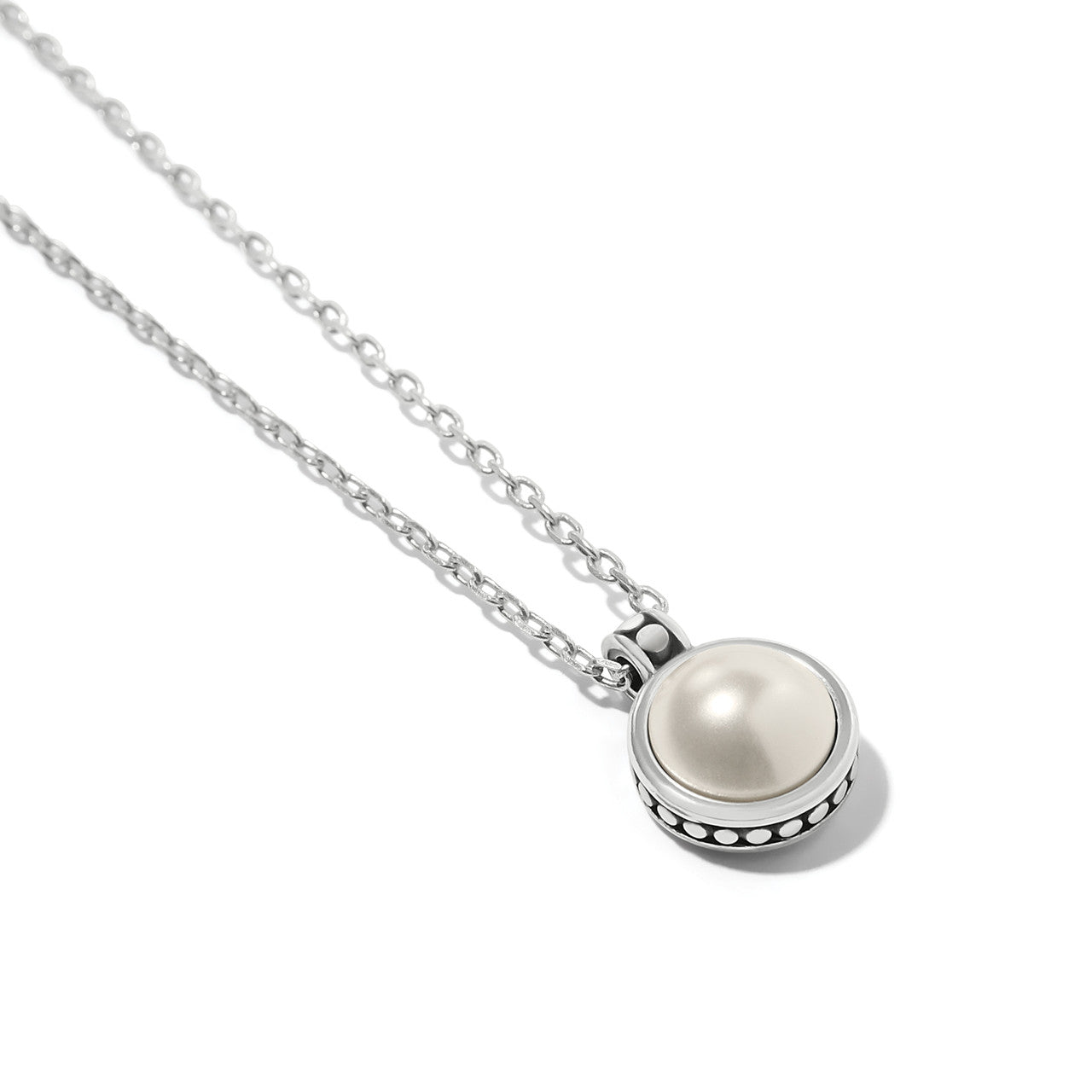 Brighton Pebble Dot Pearl Short Necklace (JM7425)