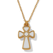 Brighton Majestic Royal Cross Reversible Necklace (JM7431)