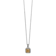 Brighton Mosaic Mini Tile Reversible Two Tone Necklace