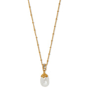 Brighton Everbloom Pearl Drop Gold Necklace (JM7543)