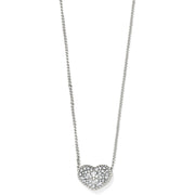 Brighton Illumina Celeste Heart Petite Necklace (SLV)