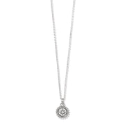 Brighton Mosaic Mojave Mini Pendant Necklace (SLV)