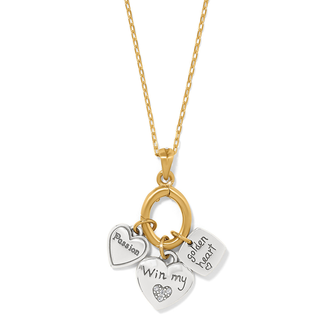Brighton One Heart Charm Necklace (JM7687)
