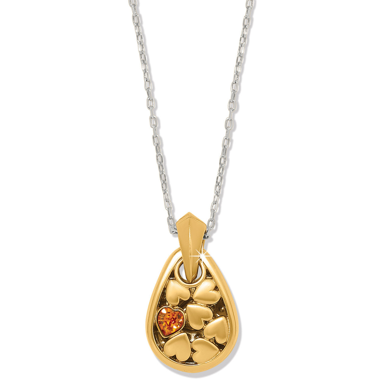 Brighton Mystery of Love Two-Tone Topaz Necklace