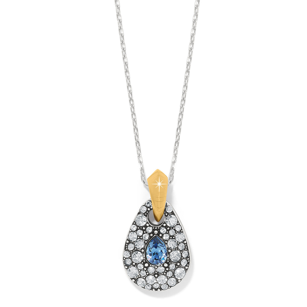 Brighton Mystery of Love Two-Tone Blue Necklace