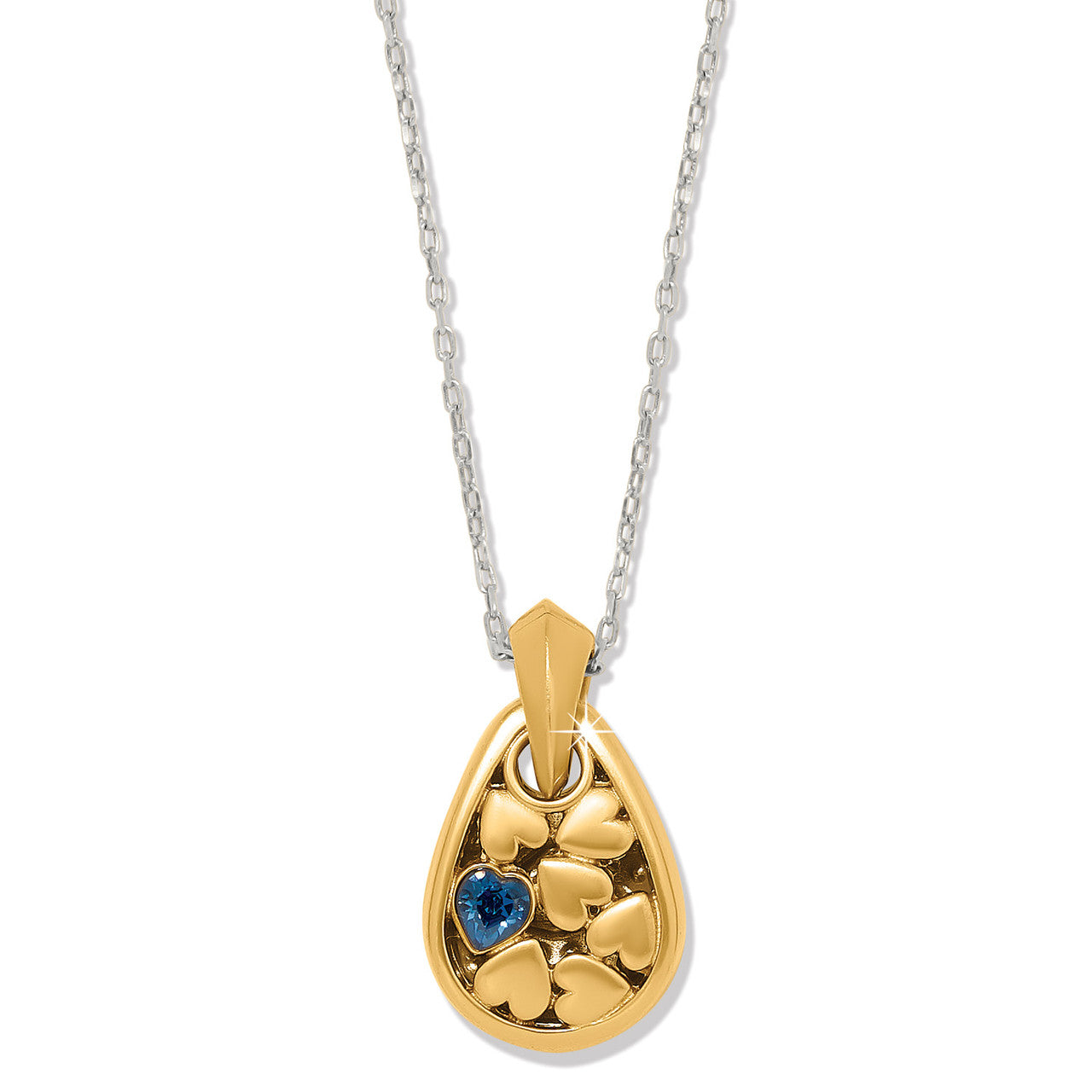 Brighton Mystery of Love Two-Tone Blue Necklace