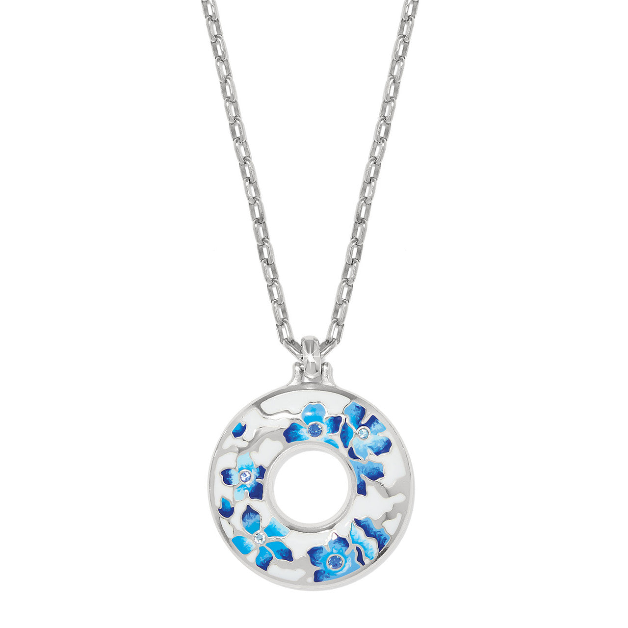 Brighton Kyoto in Bloom Indigo Ring Necklace