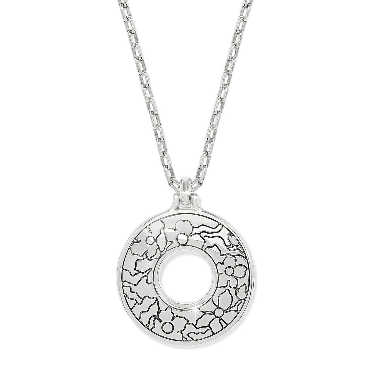Brighton Kyoto in Bloom Indigo Ring Necklace