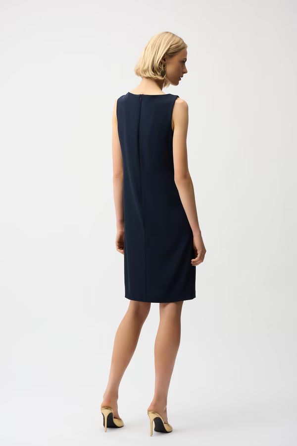 Joseph Ribkoff Sheath Knee-length Dress Style (261134)(Midnight Blue)