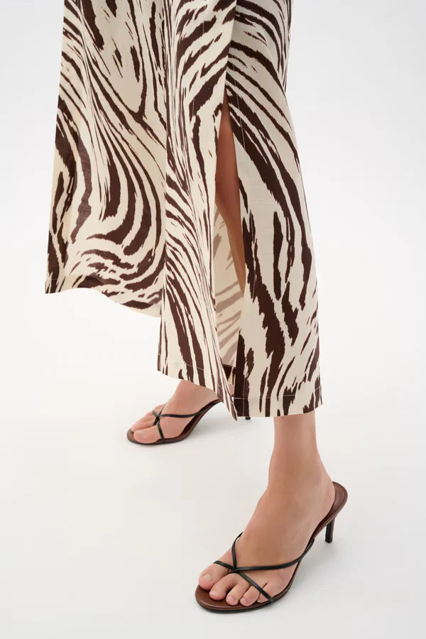 Joseph Ribkoff Linen Blend Culotte (Brown)(262946)