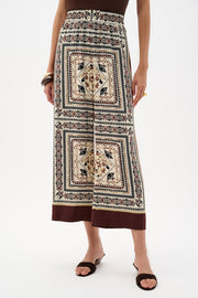 Joseph Floral Palazzo Pant (262261)(Beige/Multi)