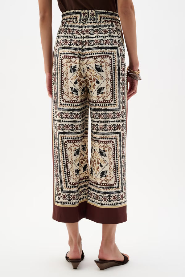 Joseph Floral Palazzo Pant (262261)(Beige/Multi)