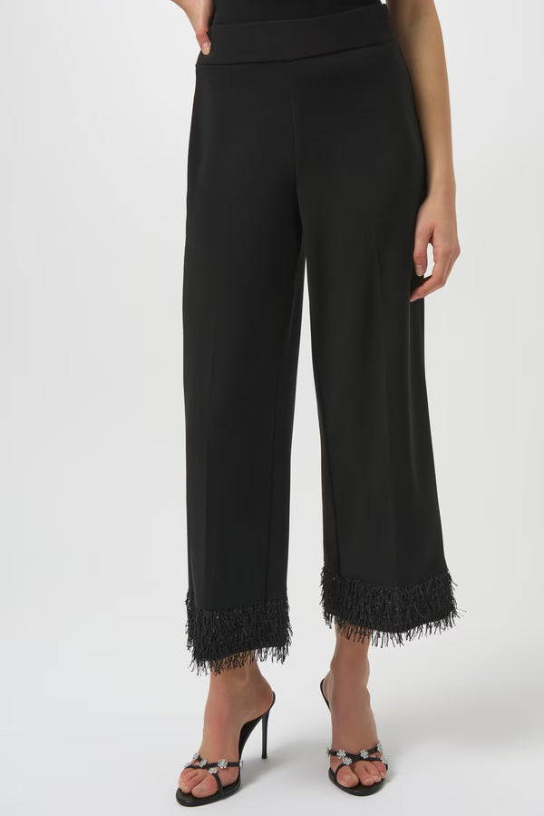 Joseph  Fringe Pant  (254147)(Black)