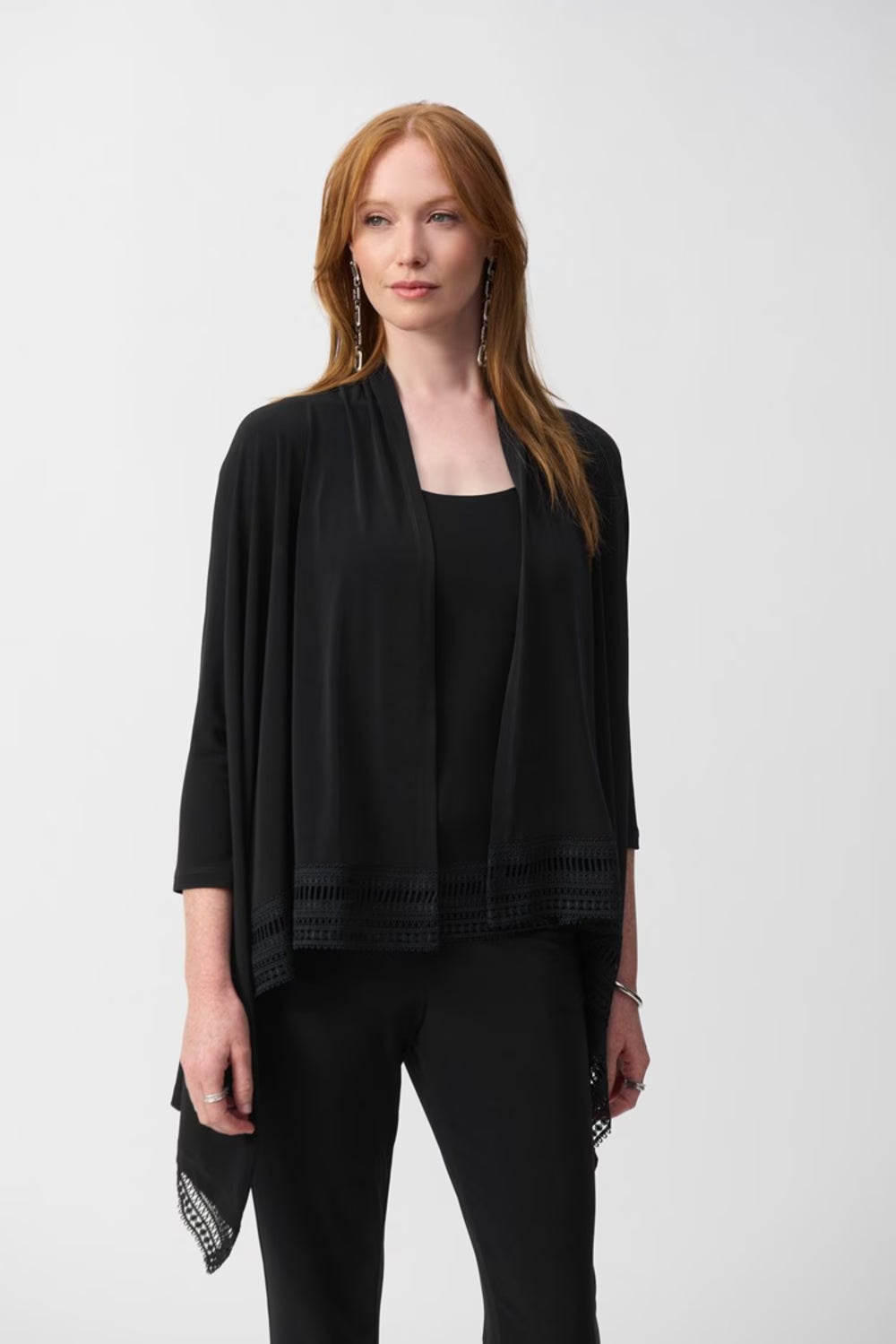 Joseph Ribkoff 2pcJacket and Tank Twin Set (251197)(Black)(Size 18)