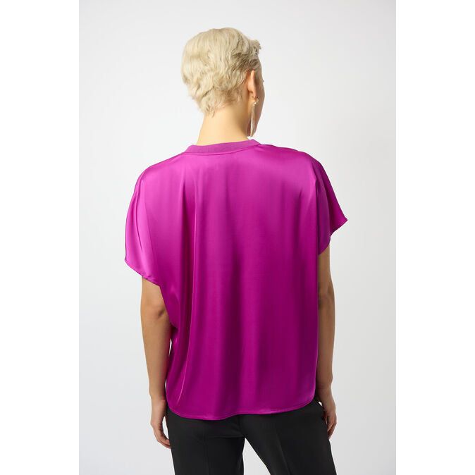 Joseph Ribkoff Cosmos Satin Pullover Top