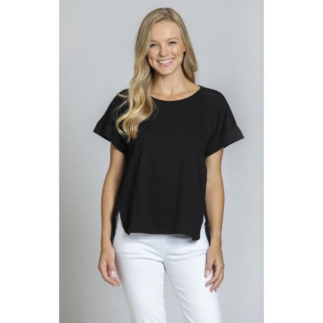 APNY Roll-Up Sleeve Hi-Low Tee (4 Colors)